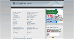 Desktop Screenshot of hydeparkbooks.com